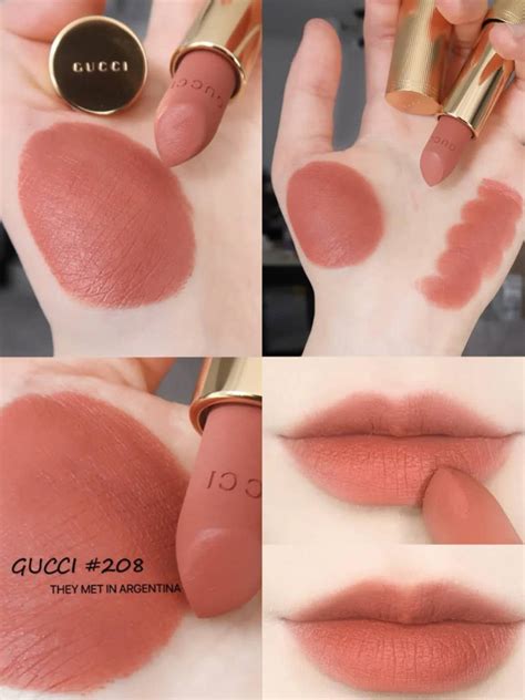 gucci 208 lipstick.